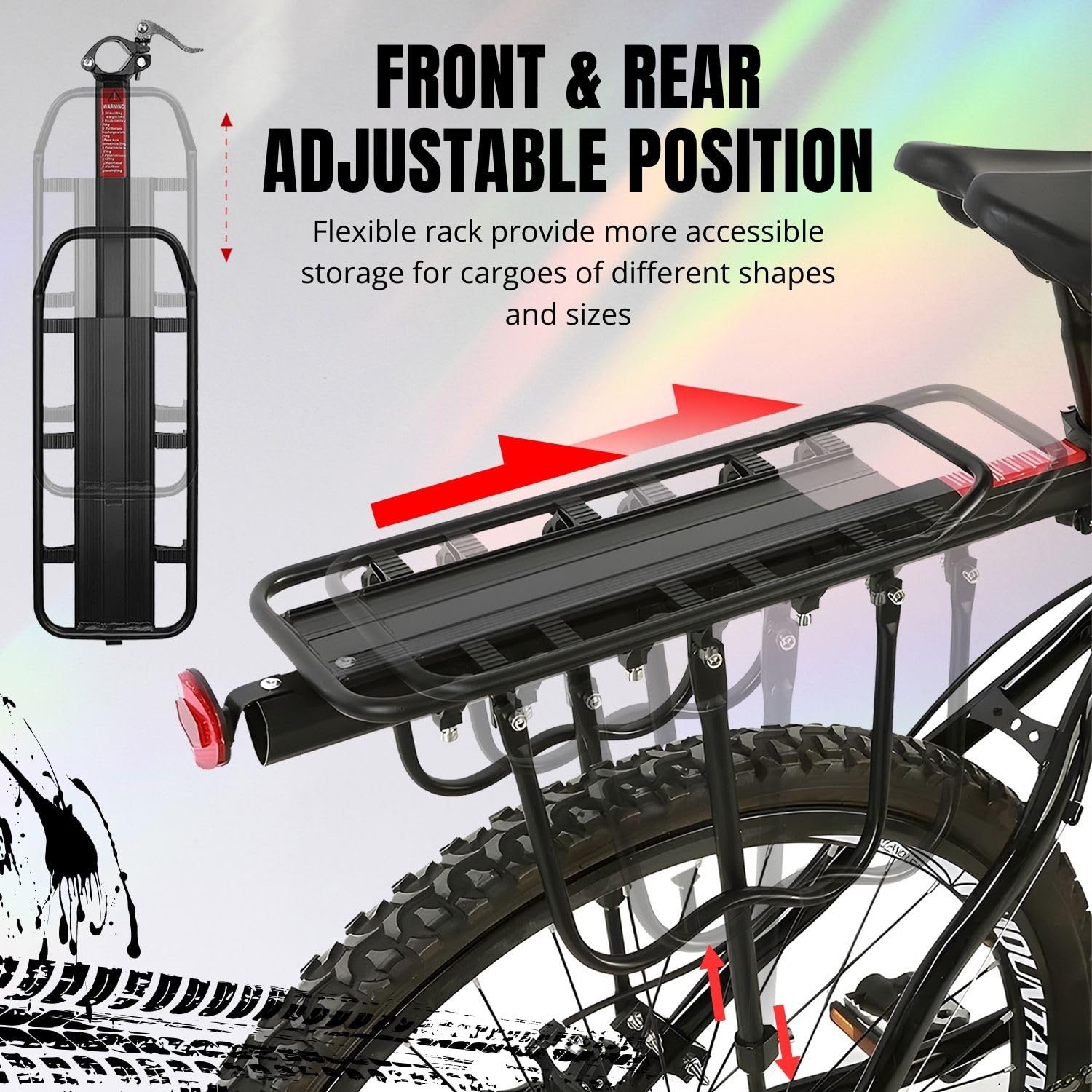 Bike Luggage Rack Basil Portland Front Rack Silver For Your Bike ...