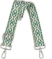 Vista 56 de Correa de Bolso Ancha Correa de Hombro Ajustable Correa de Repuesto Cruzada Correa de Bolso de Hardware Plateado