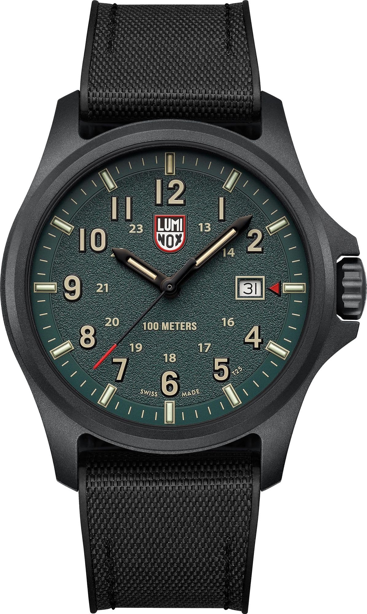 Luminox Herren Armbanduhr Atacama Field 1960 mit Kautschukarmband, 10 Bar, 44 mm, XL.1977