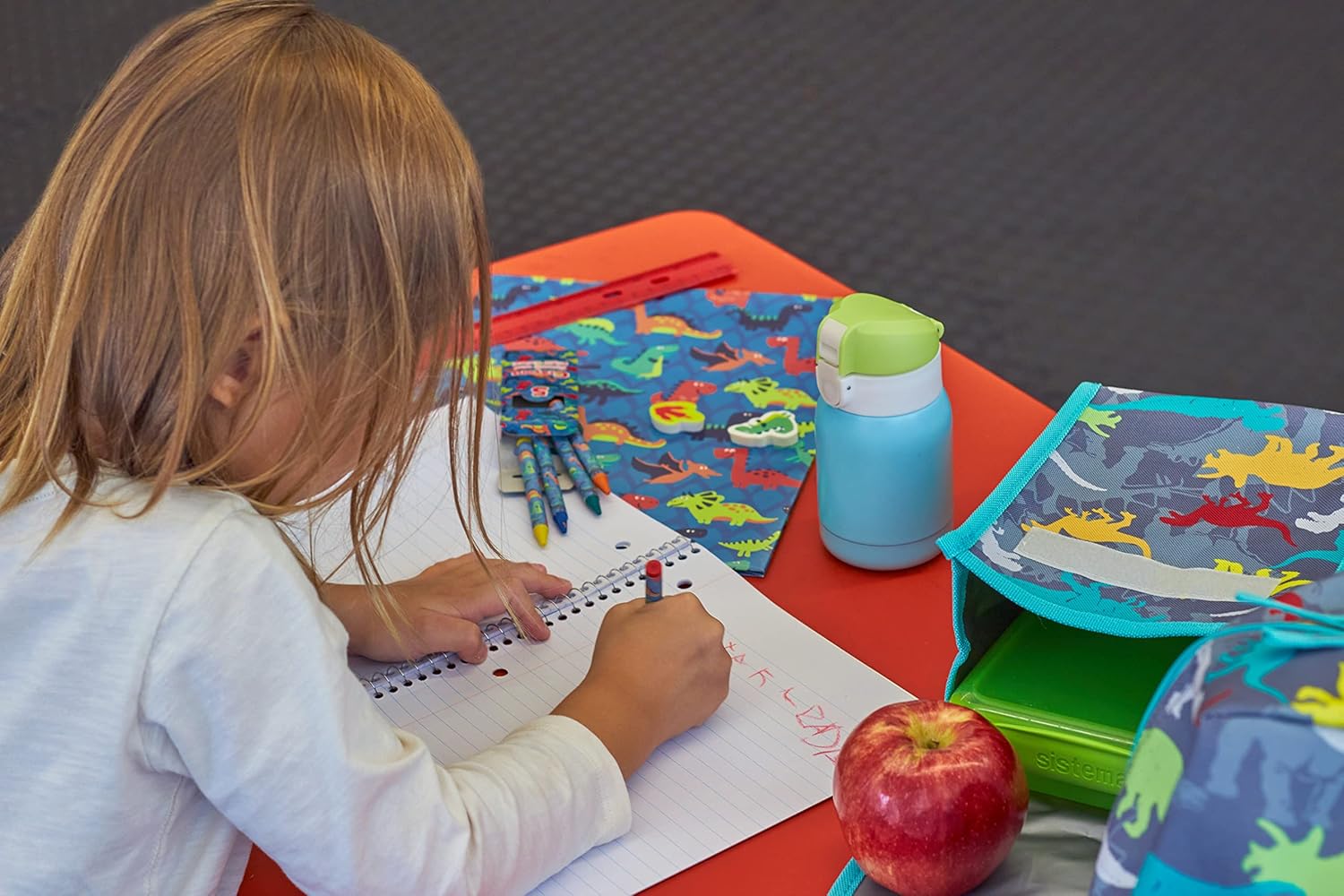 Trail maker Backpack with Lunch Box and Pencil Case for Girls and Boys, 17 Inch Backpacks for Kids for School (Dancing Dinosaurs) - Image 7