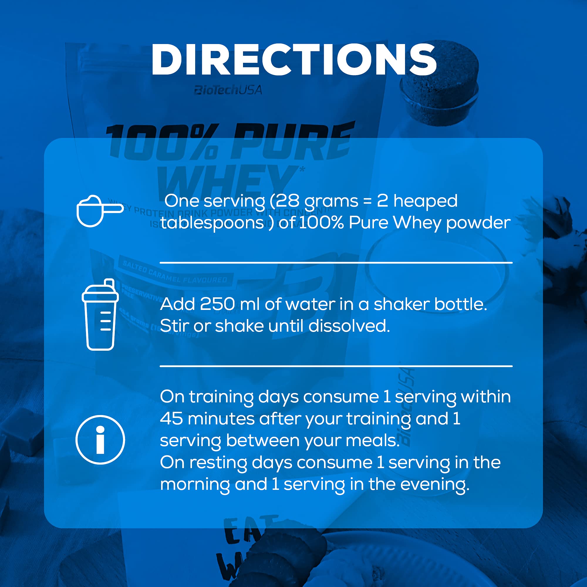 BioTechUSA 100 Pure Whey Protein Complex with bromelain Enzyme, Amino acids, sweeteners and no