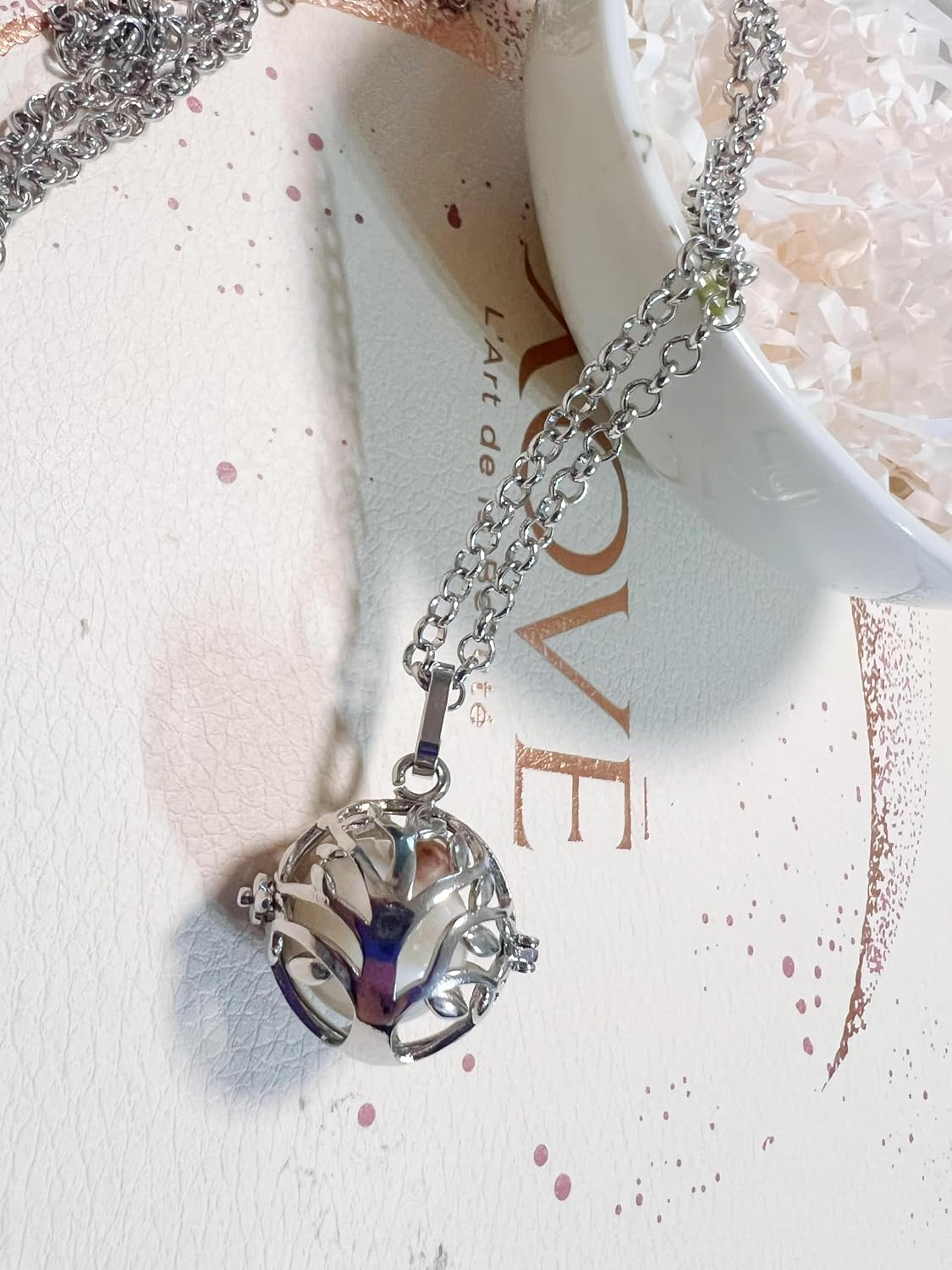 DIY Lactation Jewelry Kit Keepsake Necklace Set - (Style 4 - Sliver)