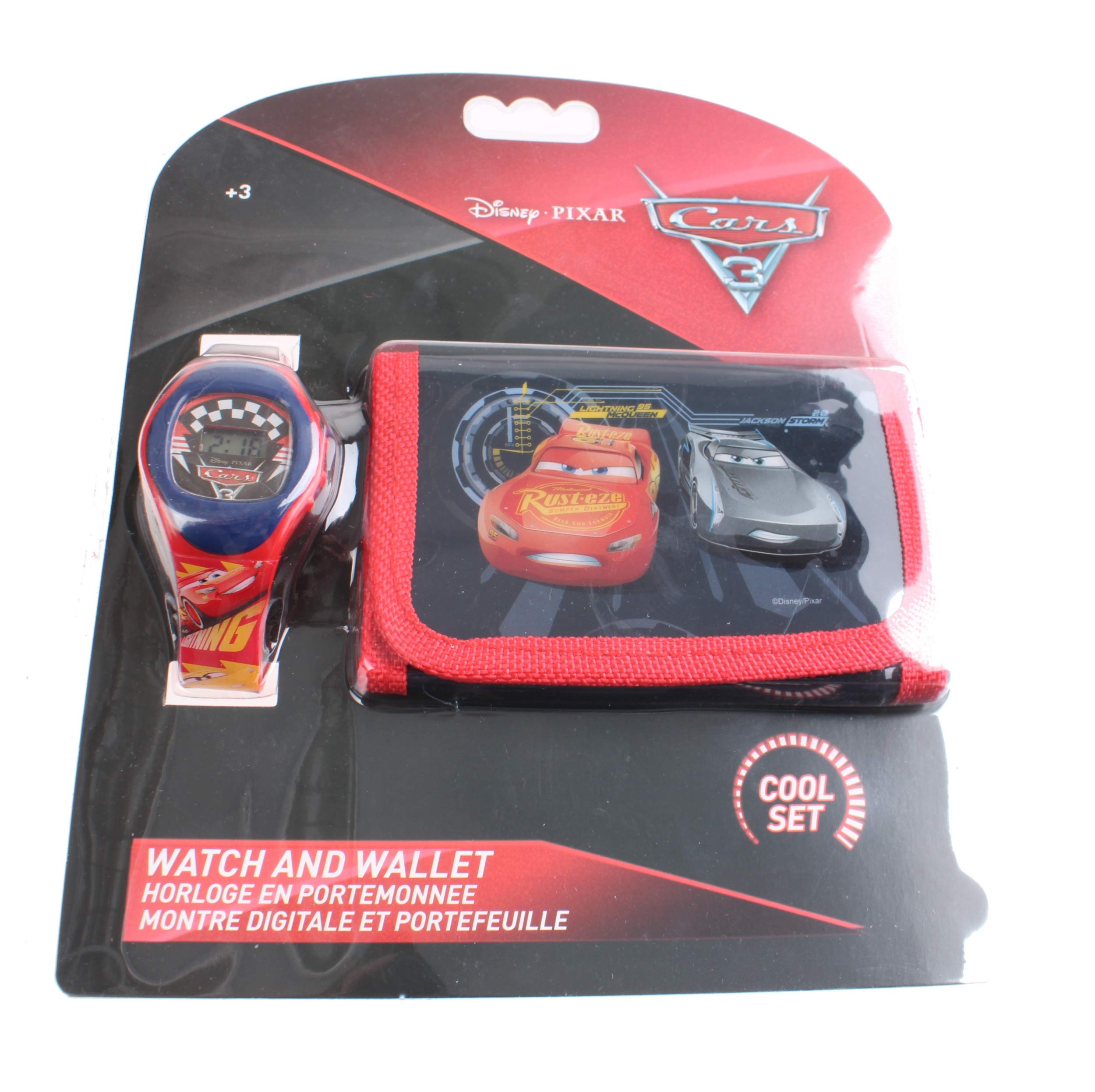 Disney Cars 3 set wallet & watch