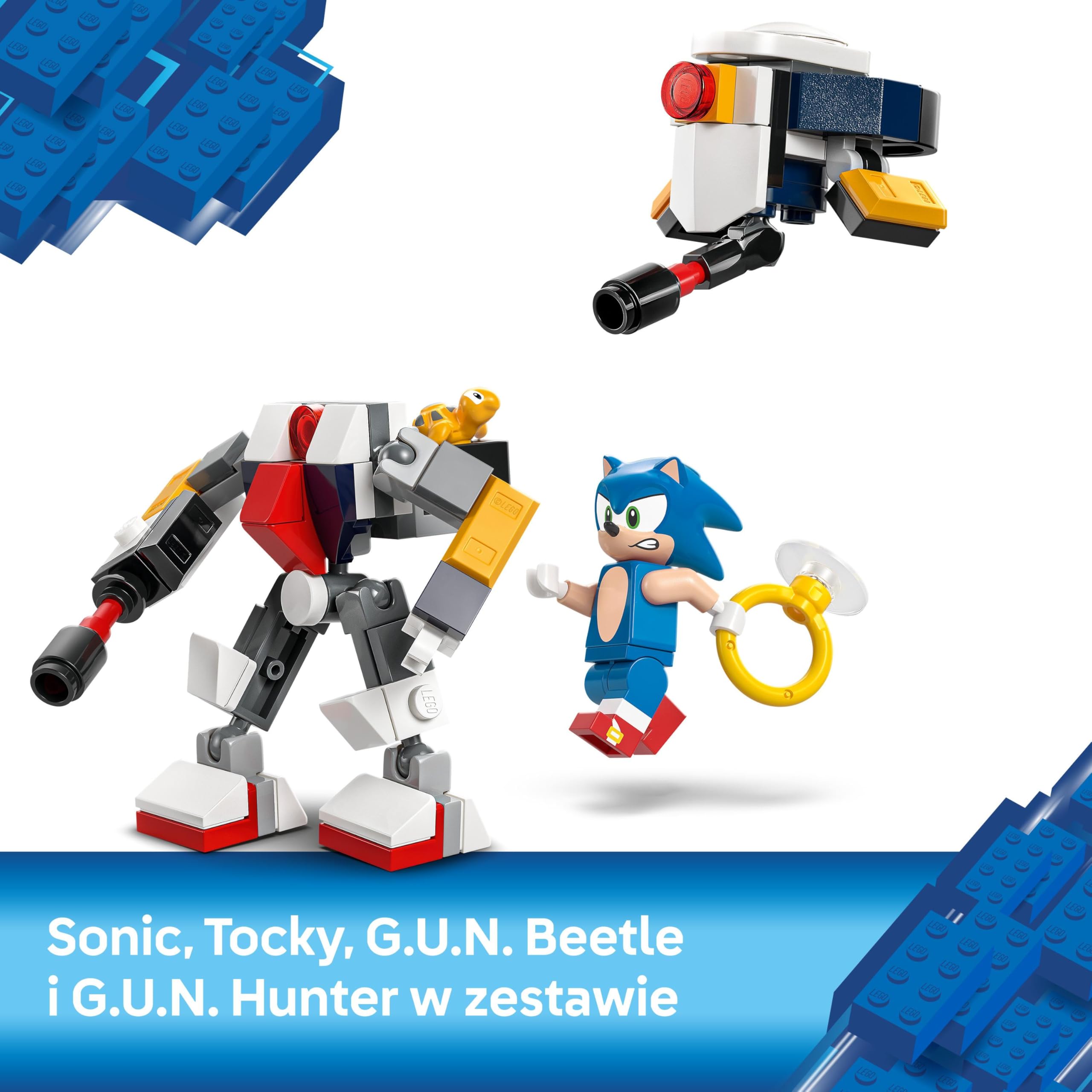 LEGO Sonic the Hedgehog Sonic i biwakowa bitwa 77001 | Scenka z gry, zabawka dla 7-latka, prezent dla fana Sonika, zestaw klocków konstrukcyjnych dla dzieci, 177 elementów
