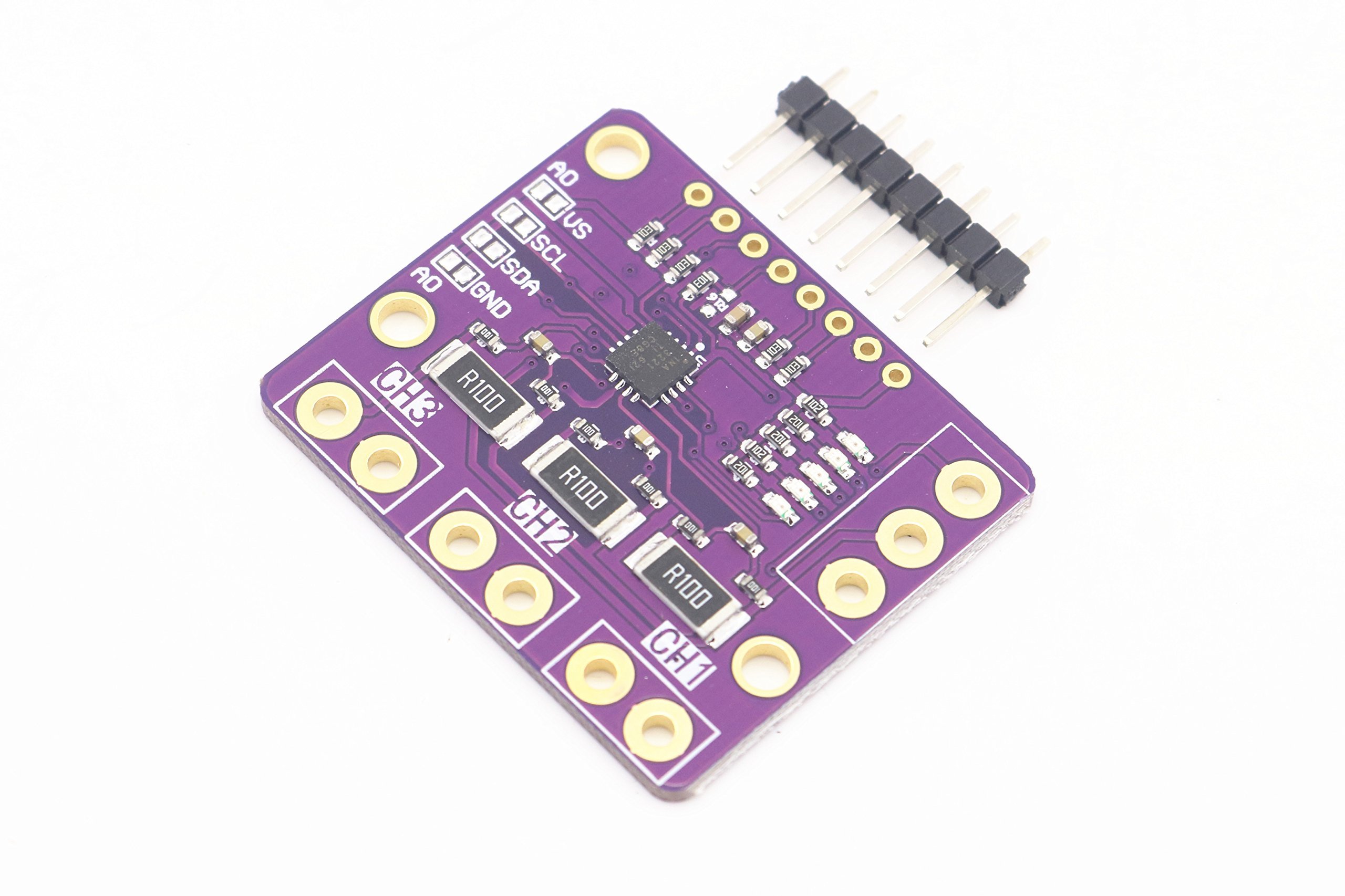SMAKN® INA3221 Current and Power Monitoring/Control Module（3 Channel； Low Side/high Side； I2C Output）