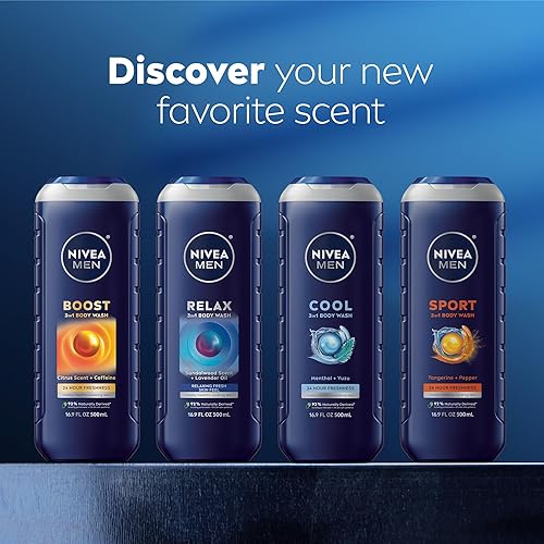 Miniatura 9 de Jabón corporal Nivea para hombres 169onzas paquete de 3 paquete de de 3