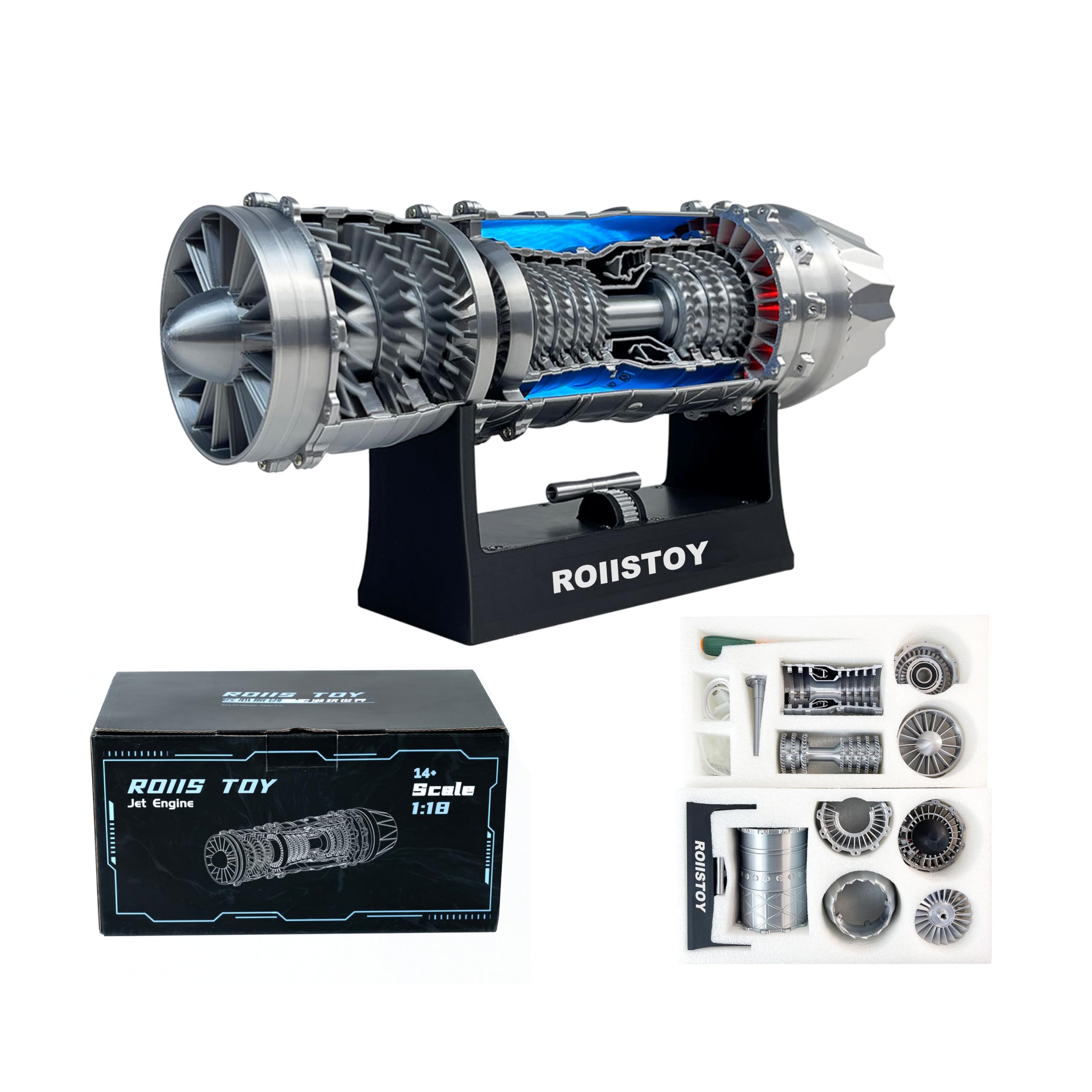 Amazon.com: F35 Jet Engine Model 1:18 Scale turbofan Engine Model