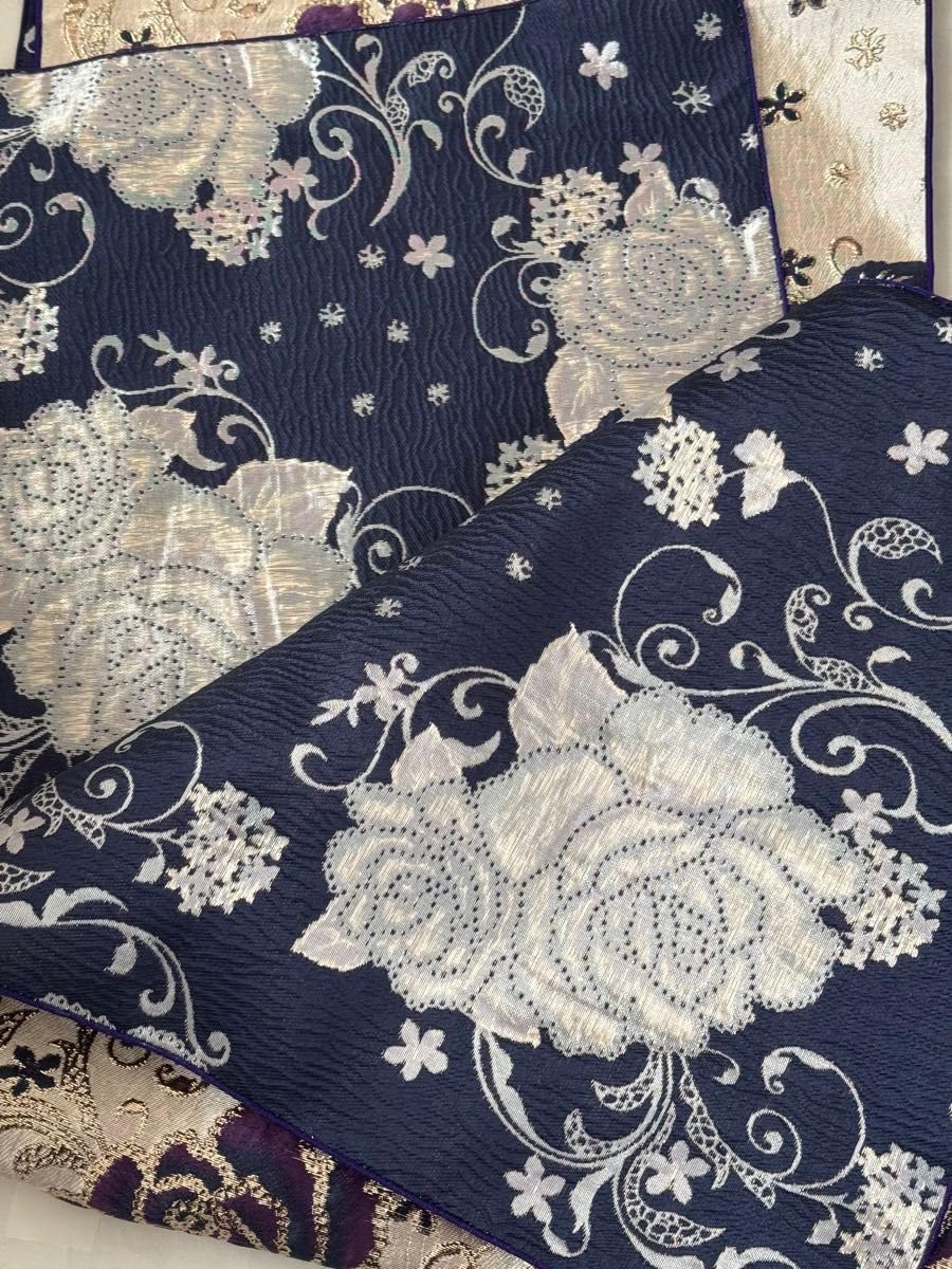 大人兵児帯 【ローズ】【クロコダイルパープル】セット 大人兵児帯