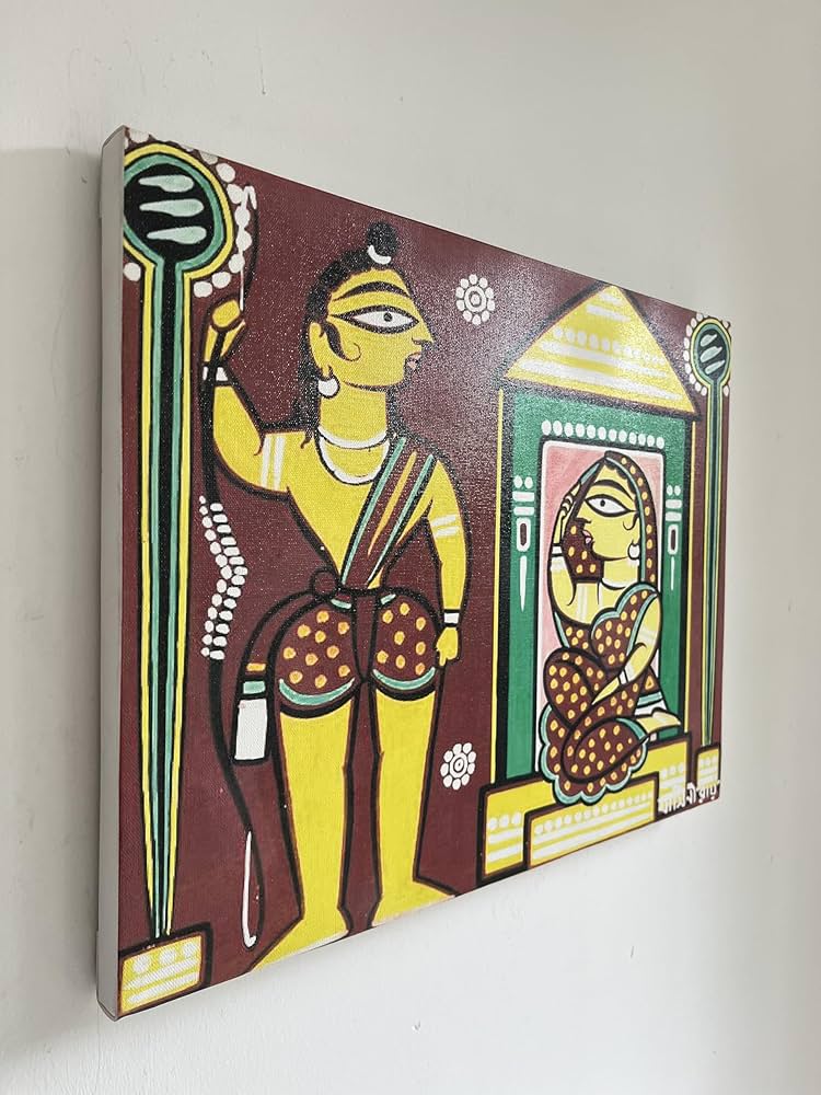 ラスロ　リドヴィッチ　油彩画　　アート　真作　ハンガリー画家 War And Love | Acrylic On Canvas | By Ranjith Raghupathy | Exotic