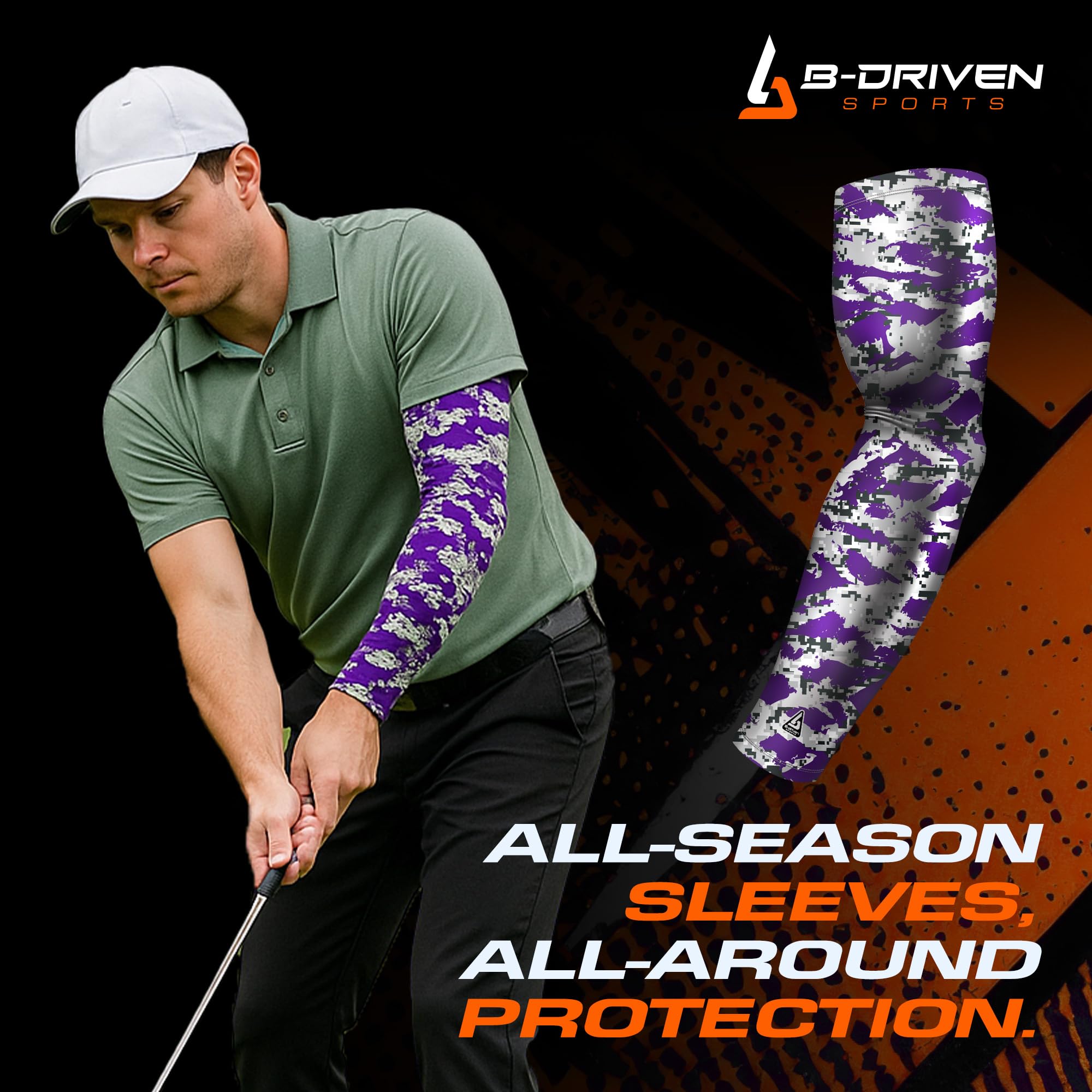 Arm Sleeve Razor Estilo 'Disponible en 10 Colores (1 Funda) -5 tamaños Incluyendo
