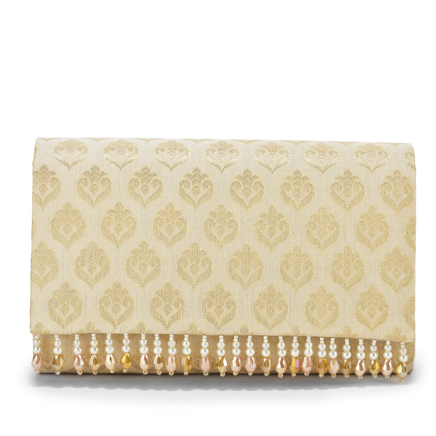 jazma life Women's Clutch Latkan-Evening party Weding Clutch Bag-Gold-picture-39