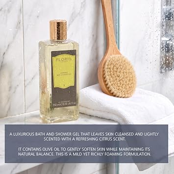 Floris London Cefiro Bath & Shower Gel, 8.4 Fl Oz