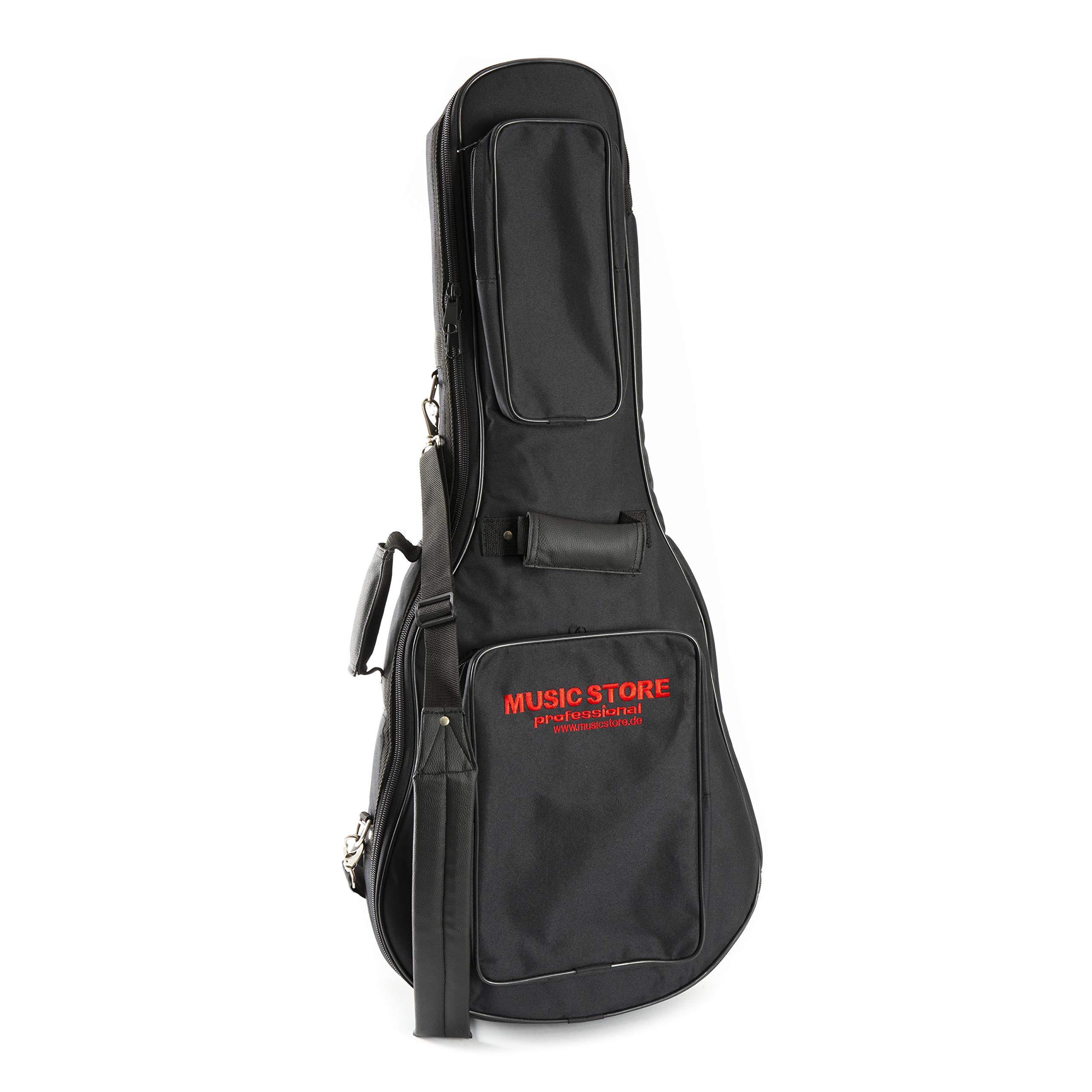 MUSIC STORE Gigbag, Super Deluxe 3/4, Classic Guitar, Konzertgitarren Tasche, mit Polsterung, Zubehörfächern