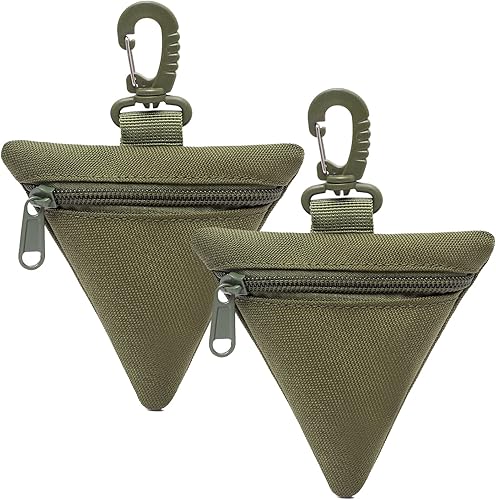 Paquete de 2 bolsas tácticas EDC compactas, mini militares Molle, bolsa de utilidad para accesorios, bolsas organizadoras, monedero, llavero,