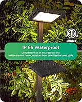 Vista 3 de EDISHINE Iluminación de paisaje de bajo voltaje, 5.6W 151LM 3000K 50,000 horas de luces LED impermeables para caminos, iluminación de paisaje al