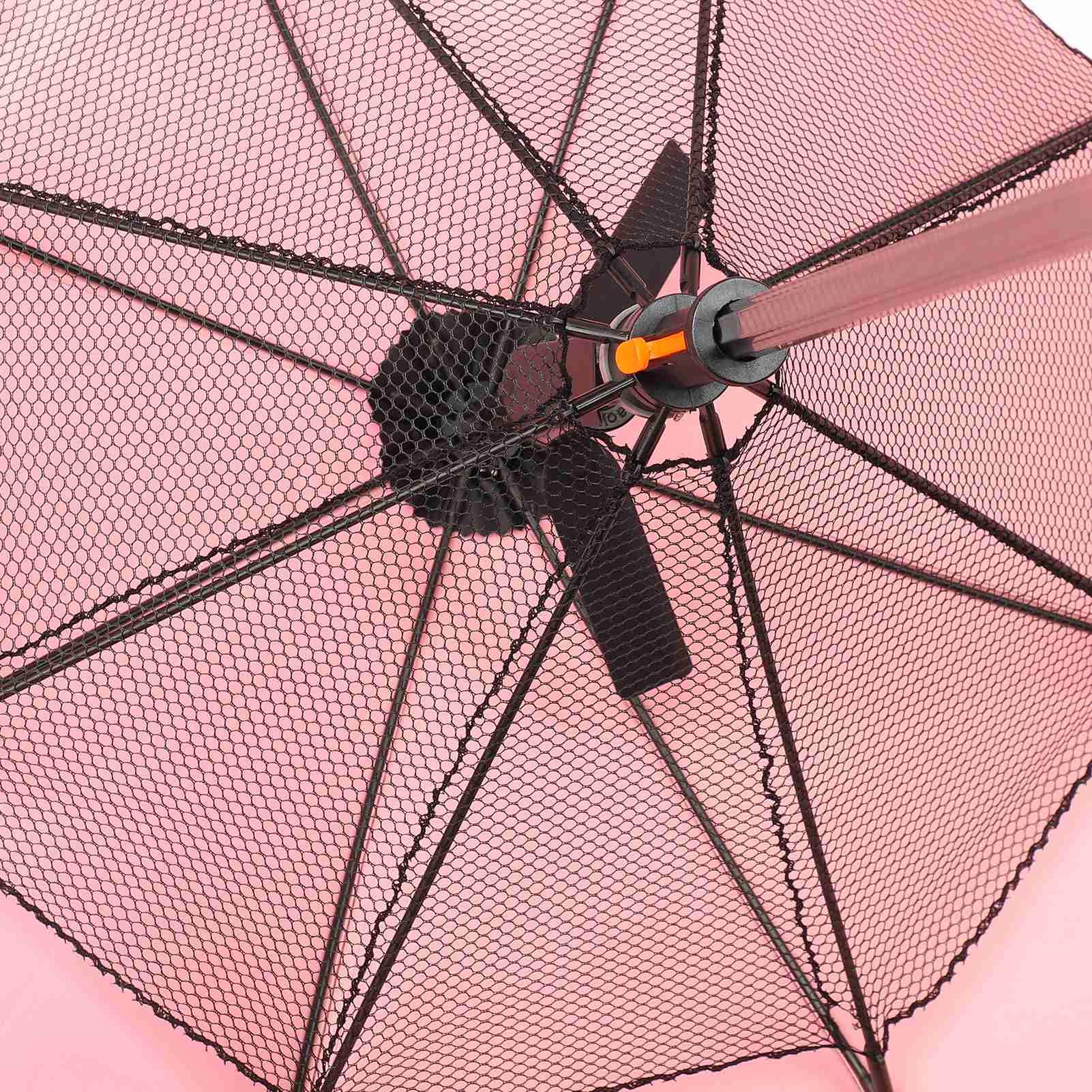 Yctze Przenośny parasol blokujący S 7,6 cm z wentylatorem i opryskiwaczem na lato na zewnątrz, 8 żeber, wentylator zaparowania, kontrola - idealny na plażę, patio i do ogrodu