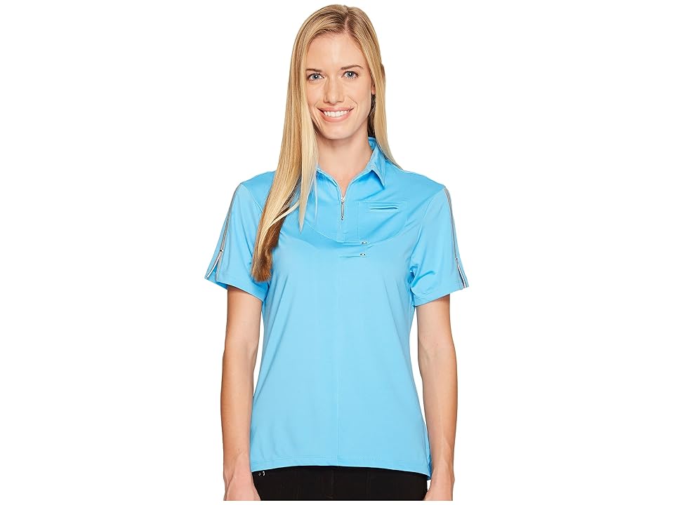 

Jamie Sadock Short Sleeve Top (Aquarius) Women's Clothing