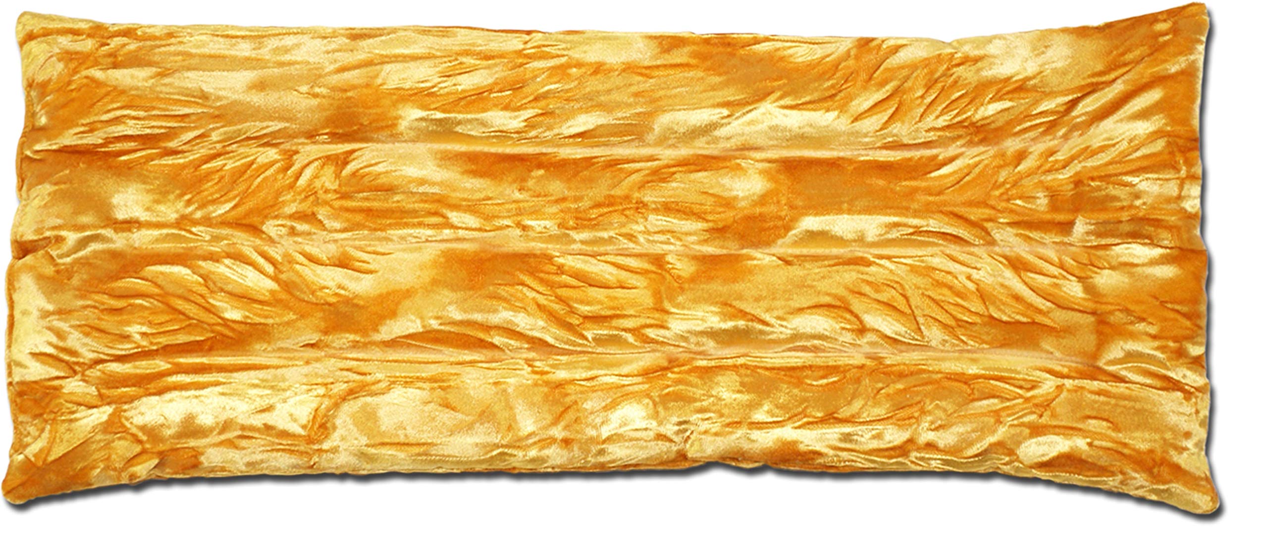 Tranquil Elegance Handmade Soothing Wrap Heating Pad - Flax Seed Fill - Unscented - Yellow - TSW-YW