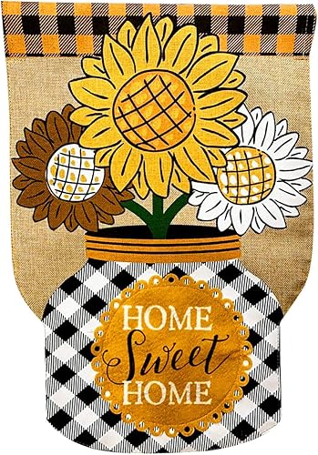 Miniatura 8 de Bandera de jardín de otoño con diseño de calabazas frescas recogidas para granja, granero, 12.5 x 18 pulgadas Briarwood Lane