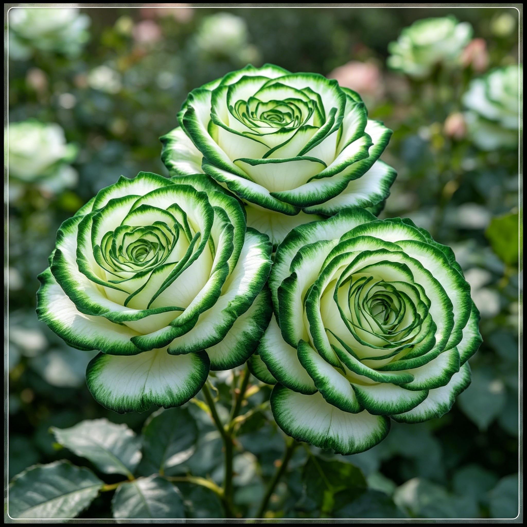 Rare Mixed Blooms Rose Root Bulbs, Vigorous Growing Perennial Flowers for UK Garden Decoration Excellent Display-e-4 Bulbs — image 1