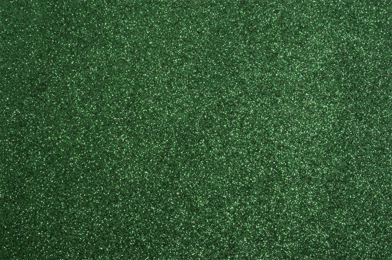 Rollos de tela de fieltro con purpurina, 5 m x 90 cm, color verde