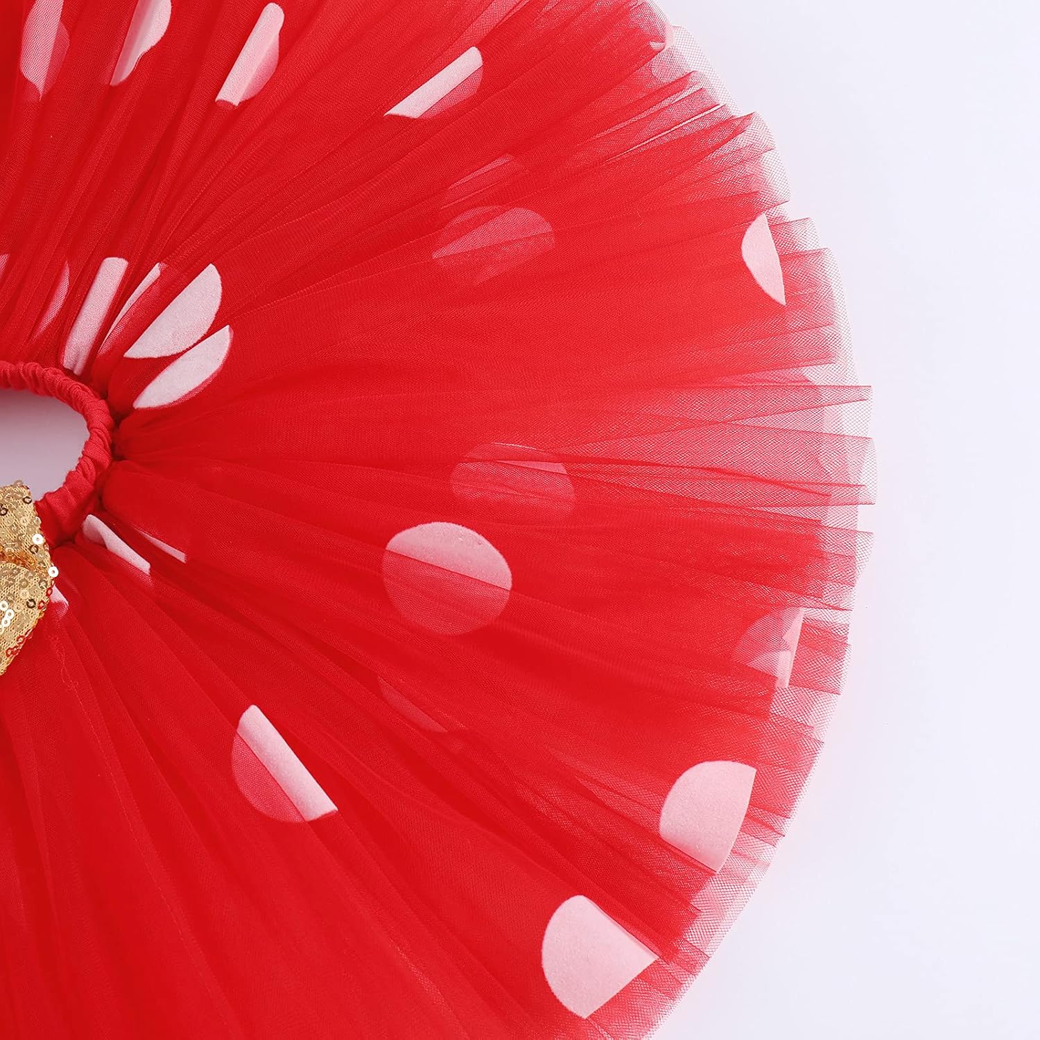 Vista 6 de IMEKIS Baby Girl 1st 2nd 3rd Birthday Outfit Romper Top + Polka Dots Tutu Skirt + Headband Set Toddler Cake Smash Photo Shoot