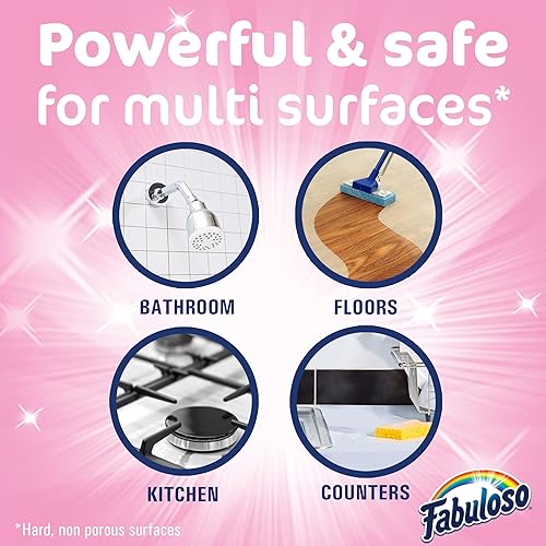 Miniatura 2 de Fabuloso Limpiador multiusos, fórmula concentrada 2X, aroma a sandía, 56 onzas