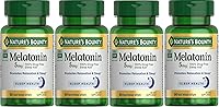 Vista 1 de Nature's Bounty Super Strength Melatonina 5 mg cápsulas blandas 90 ea (paquete de 4)