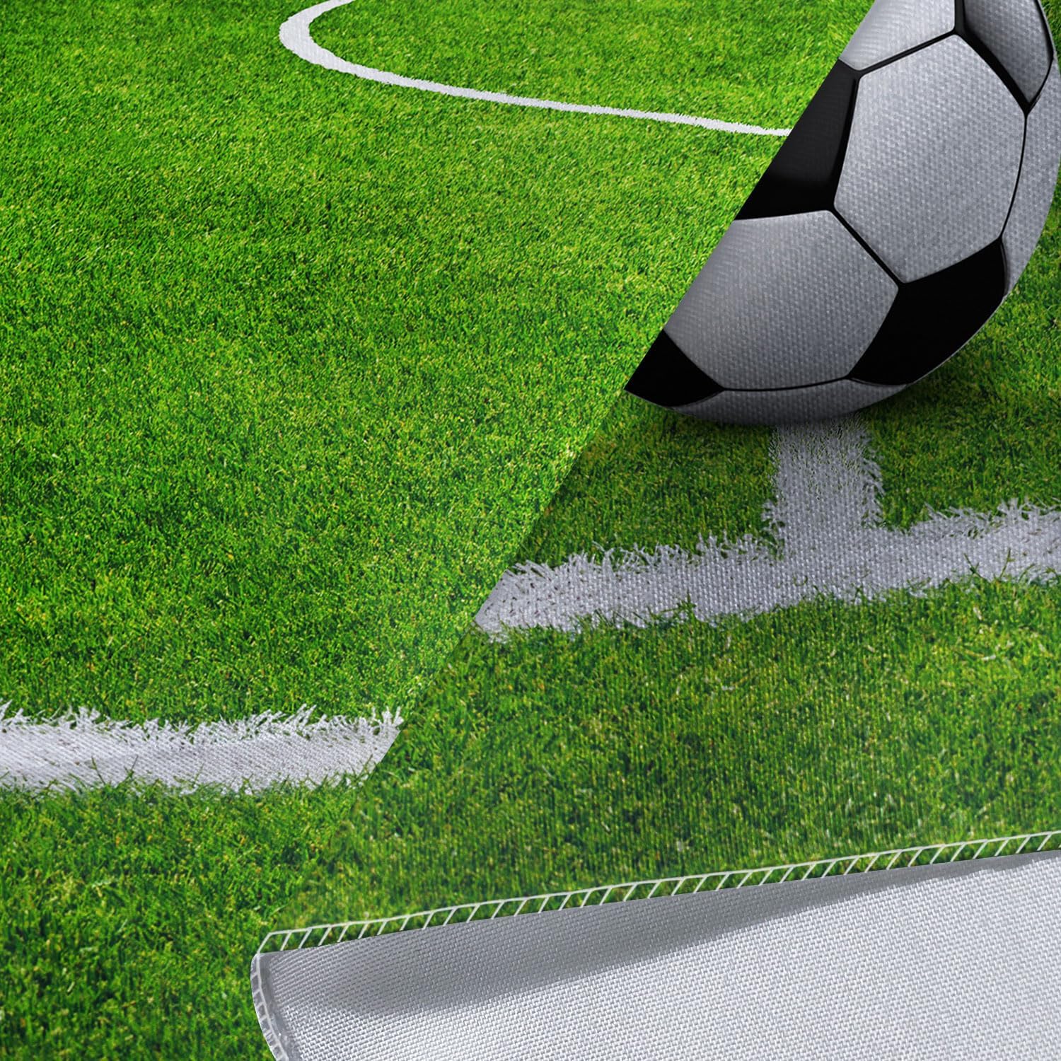 Soccer Stadium Landscape Polyester Wall Tapestry 40x60 Inch