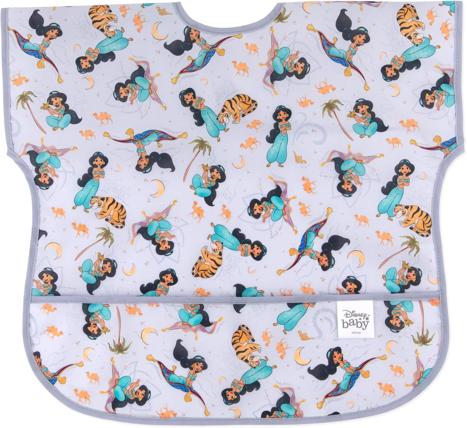 Bibs, Baby and Toddler Bibs, Bibs for Girls and Boys, Large for 1-3 Years, Short Sleeve Waterproof Bib for Kids