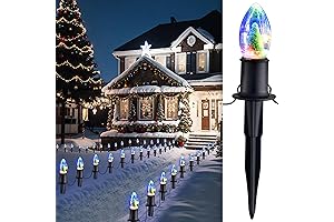 Deck the Sidewalk with Christmas Pathway Lights!