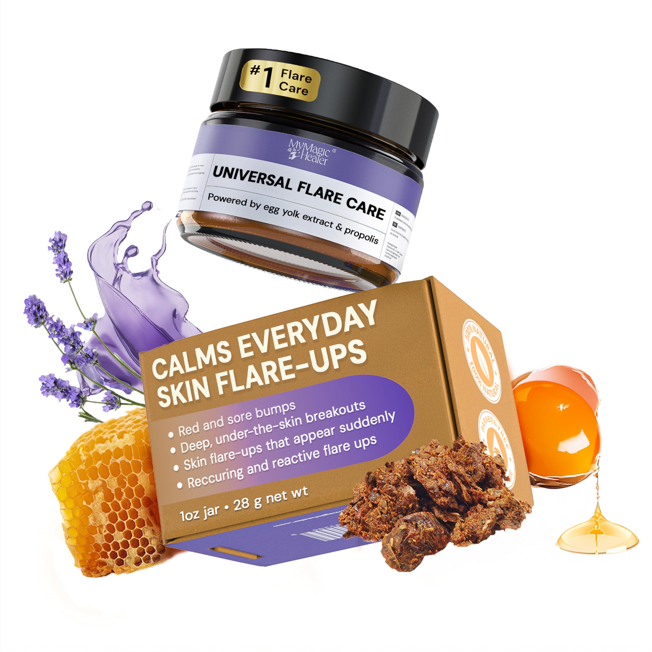 MyMagicHealer Universal Flare Care – Multi-Purpose Solution | Skin Flare-Ups - Hidradenitis Suppurativa, Folliculitis, Boils, Cysts | Anti-Chafing |