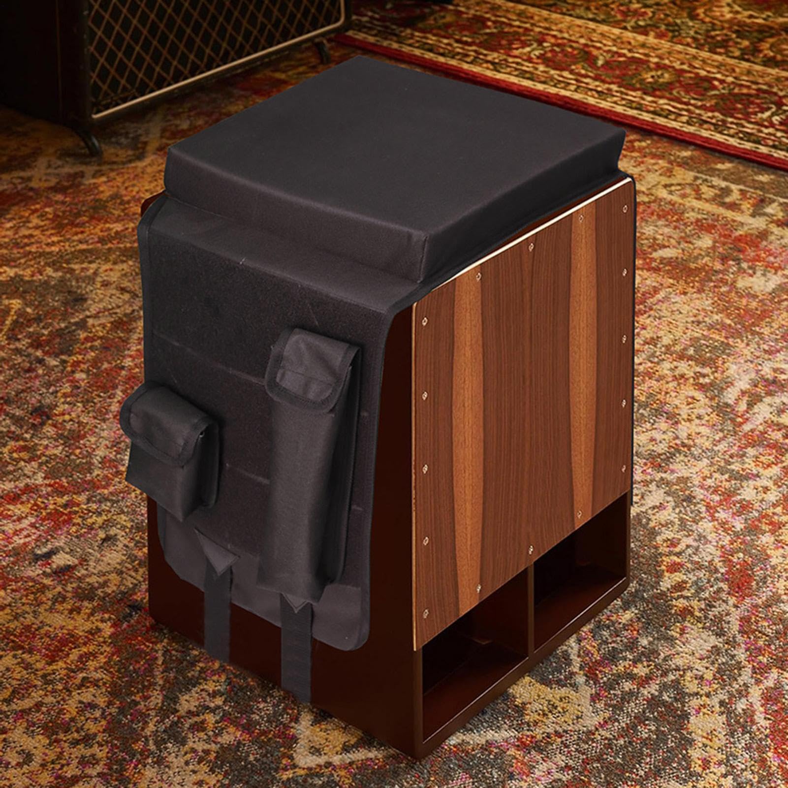Cajon Wyściełane Siedzisko Mata Na Instrumenty Perkusyjne Z Kieszenią