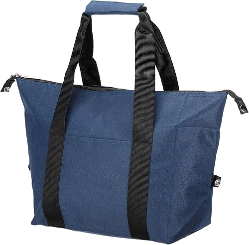 PATIKIL Bolsa de almuerzo aislada, tela Oxford, impermeable, lonchera térmica portátil, contenedor de alimentos para el trabajo, oficina, picnic al