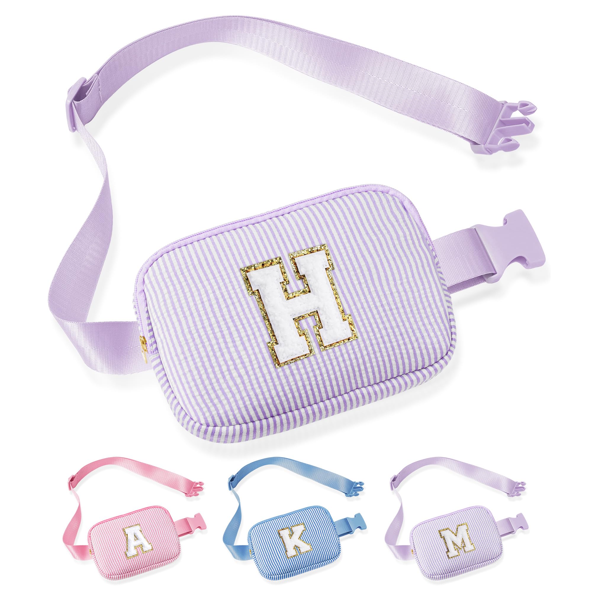 YOOLIFE Gifts for Girls Teen Girls Birthday Gifts - Personalized Gifts for Women | Fanny Pack Gifts for Daughter Sister Friends | Initial Crossbody