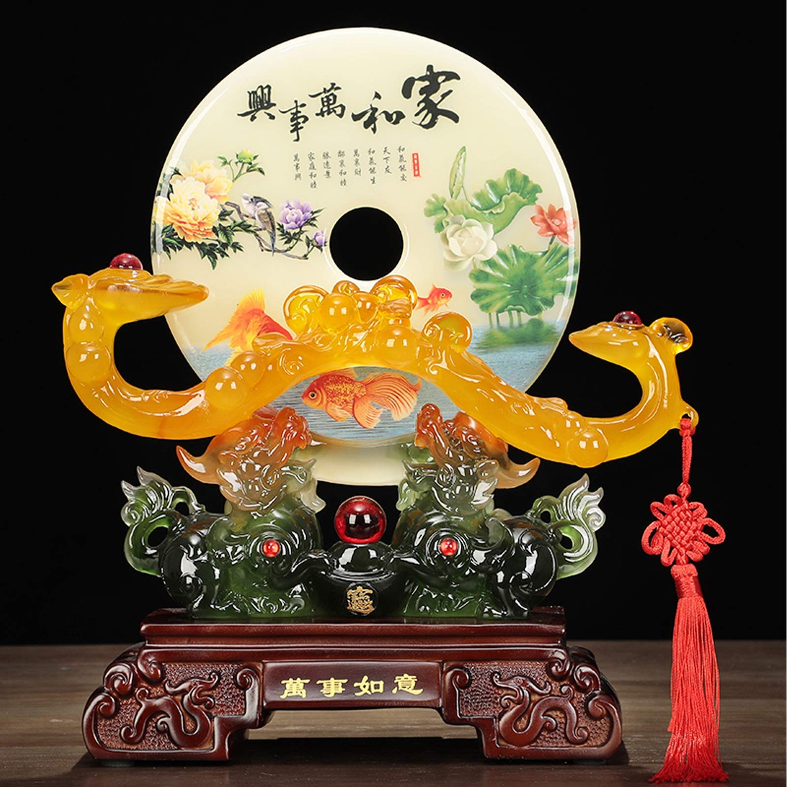 Statua Feng Shui Pi Xiu Lucky Decoration Strona główna salon TV Szafka Szafka Winiarnia Pi Xiu Dekoracja Wnętrze Dom Dekoracje Desktopowe Prezenty Figurki kolekcjonerskie (Size : Medium)
