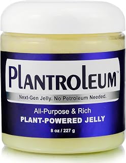 Beesaluxe Plantroleum | Next-Gen Plant-Powered Jelly | No Petroleum Needed | All-Purpose Moisturizer & Skin Protectant (8 Ounce)