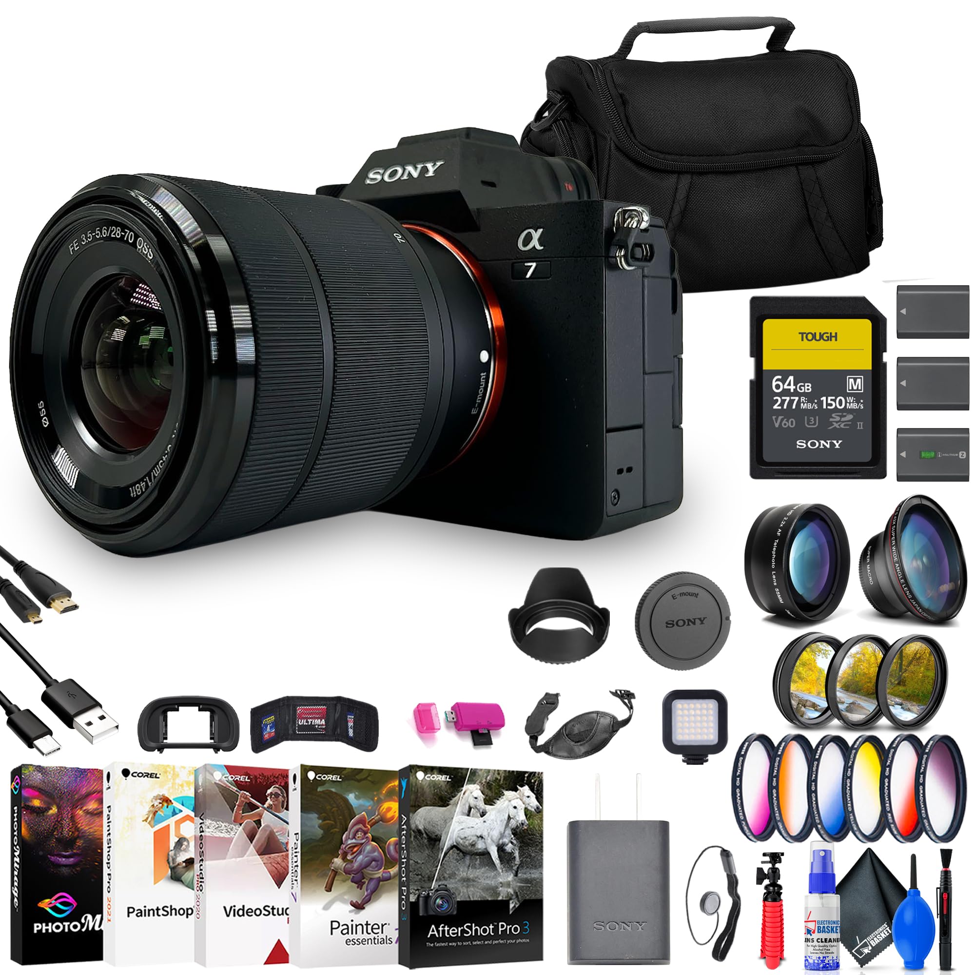 Amazon.com : Sony a7 IV Mirrorless Camera with 28-70mm Lens (ILCE
