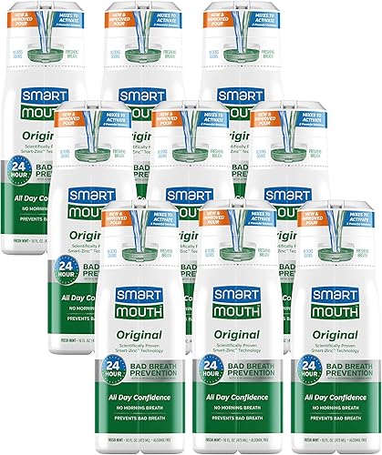 Vista 11 de SmartMouth Enjuague bucal activado original – Enjuague bucal para adultos para aliento fresco – Enjuague oral para alivio del mal aliento 24 horas