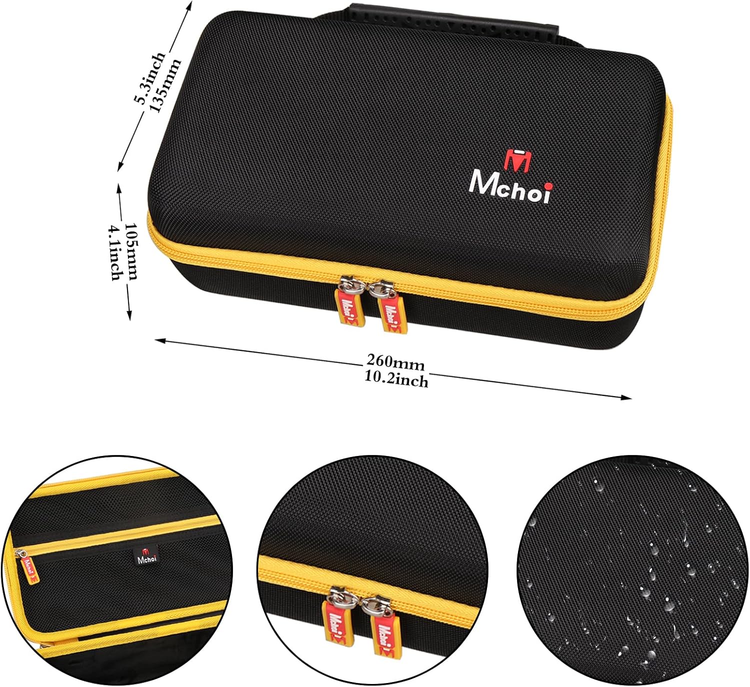 Mchoi Hard Case Fits for DEWALT 20V MAX* XR Brushless Drywall Cut-Out Tool (DCE555B), Case Only