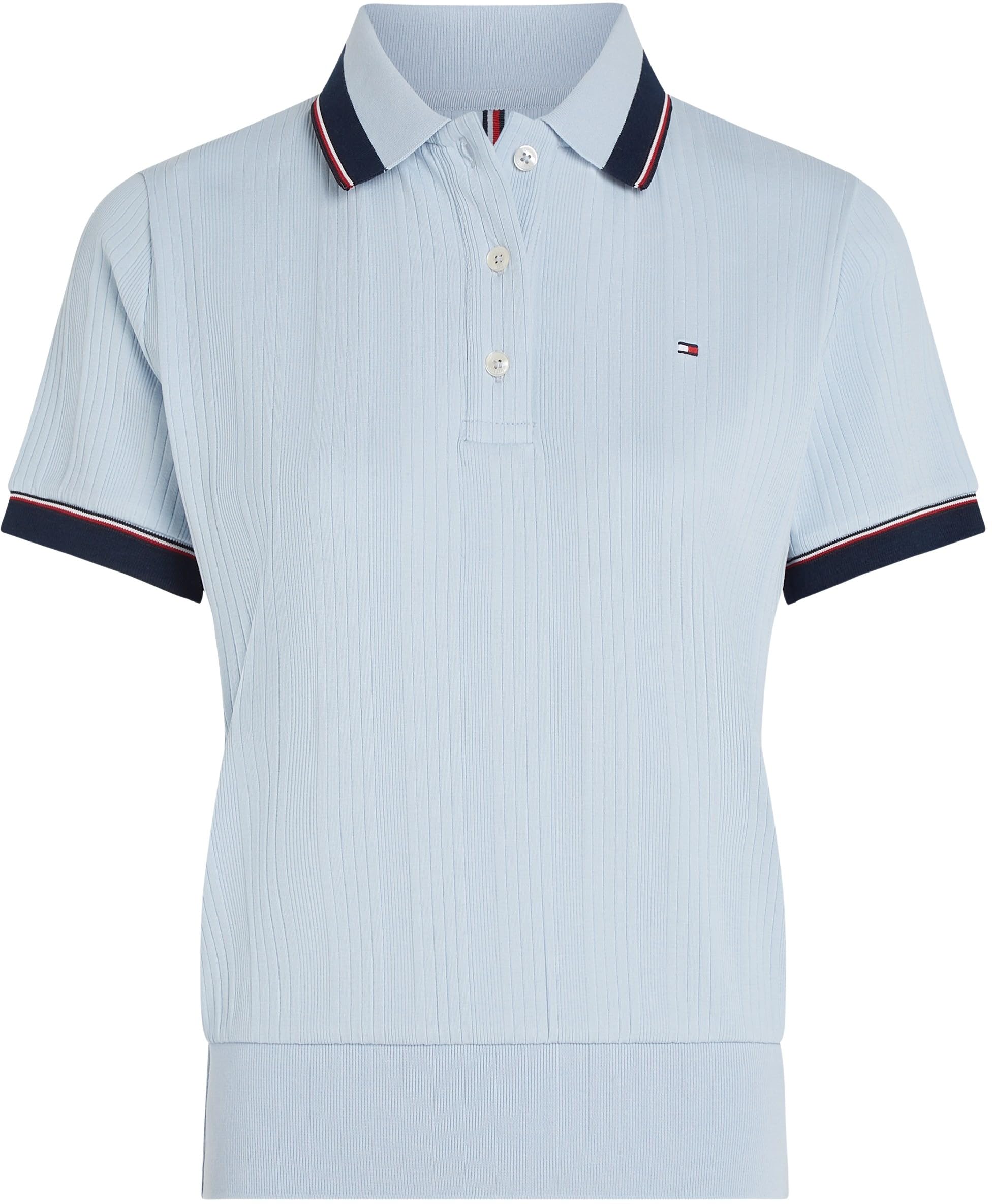 Tommy Hilfiger Polo de Manga Corta para Mujer Regular Fit