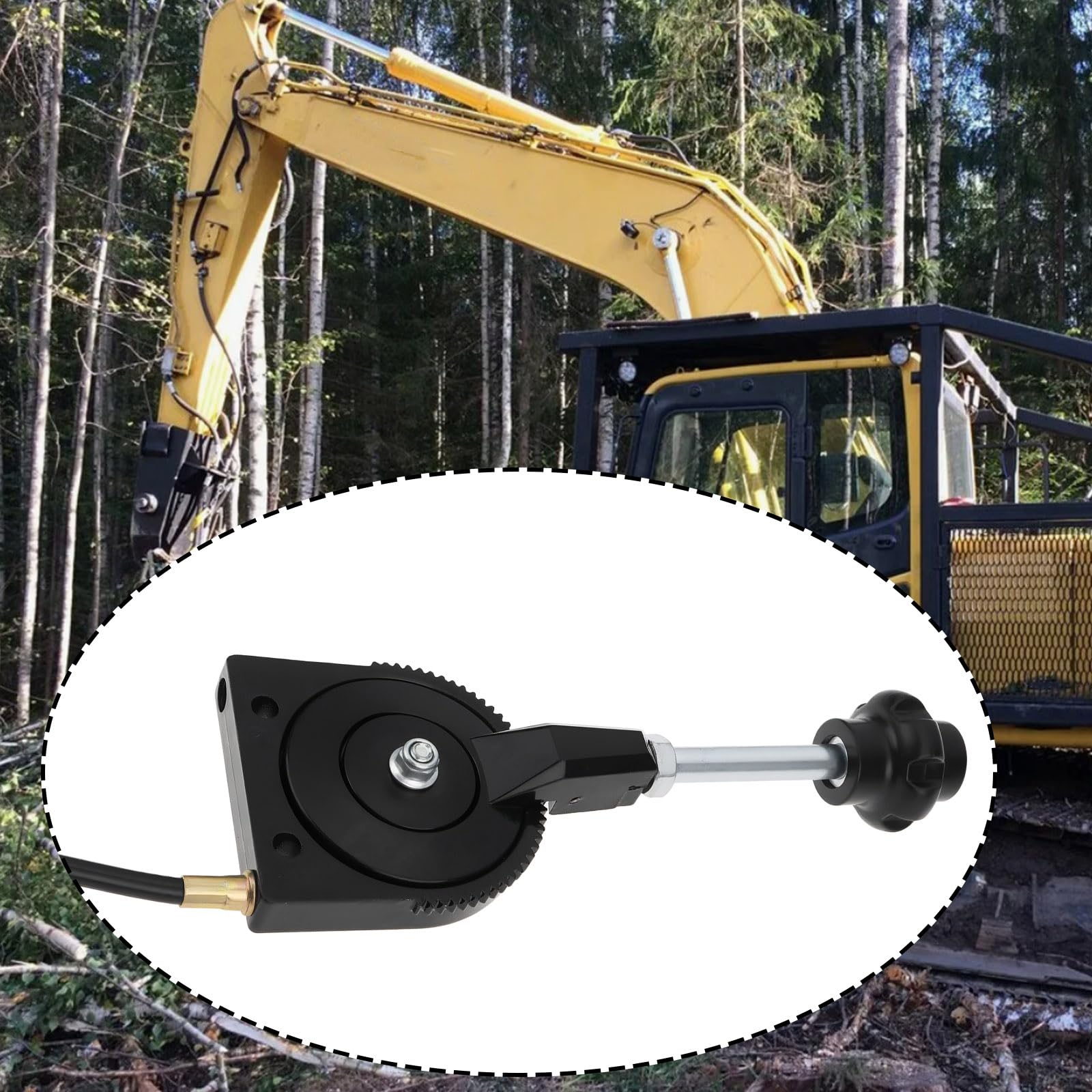 Cable de Acelerador Manual para Excavadora de 1,5 M Compatible con Komatsu Y Controlador de Cosechadora de Barcos Compatible con Doosan