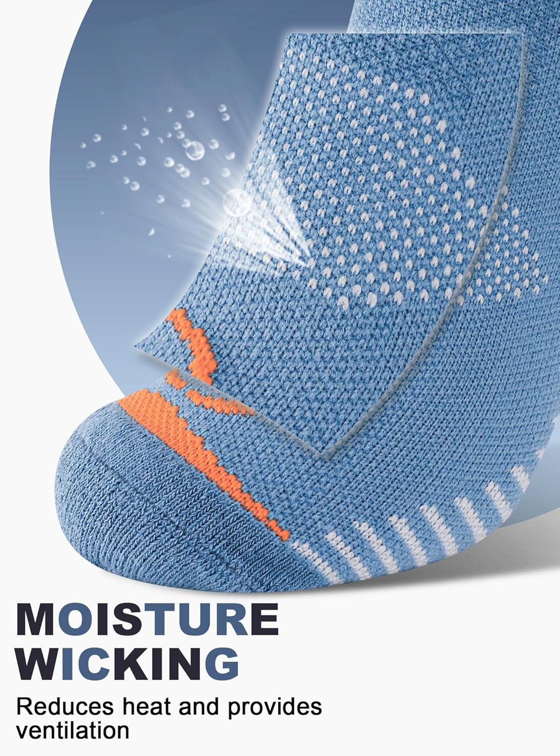 Trusiel Women Ankle Compression Athletic Running Socks No Show Low Cut 5 Pairs - Image 6