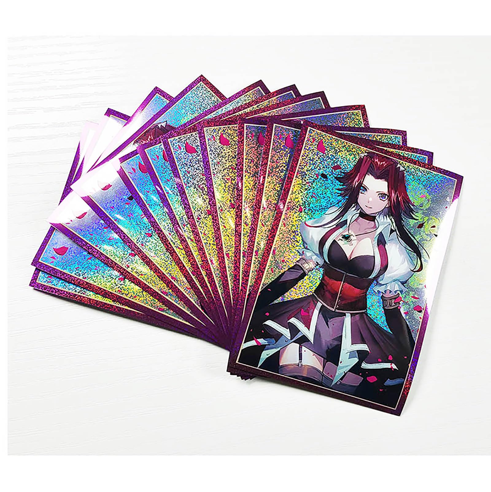 50ct (Akiza Izinski) Holographic Top Loading Trading Card Sleeves for  YuGiOh/Japanese Art Anime Printing Card Sleeves Protectors 63x90mm (A10) :  Amazon.com.au: Toys & Games