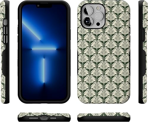 Miniatura 1498 de Casely Funda para iPhone 13 Pro Max Jardín dorado Floral de girasol amarillo Compatible con MagSafe Diseño protector audaz Jardín Dorado