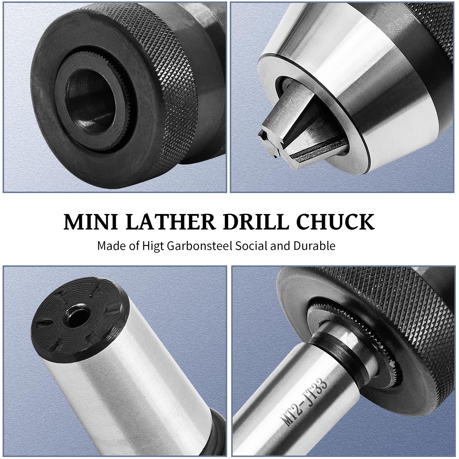 Mandrino per trapano senza chiave da 1/32" - 5/8" JT33 MT2