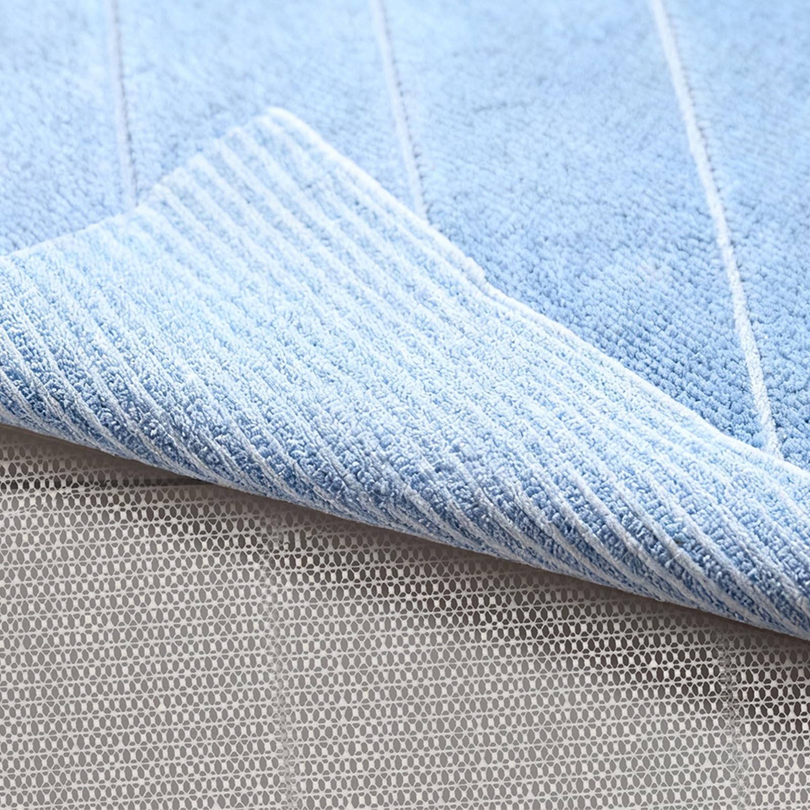 Antirutschmatte für Teppich 200x300cm – 2 Stück PVC Netzmatte, verhindert das Rutschen, rutschfest für Fliesenboden, geeignet für Sofabetten und Matratzen