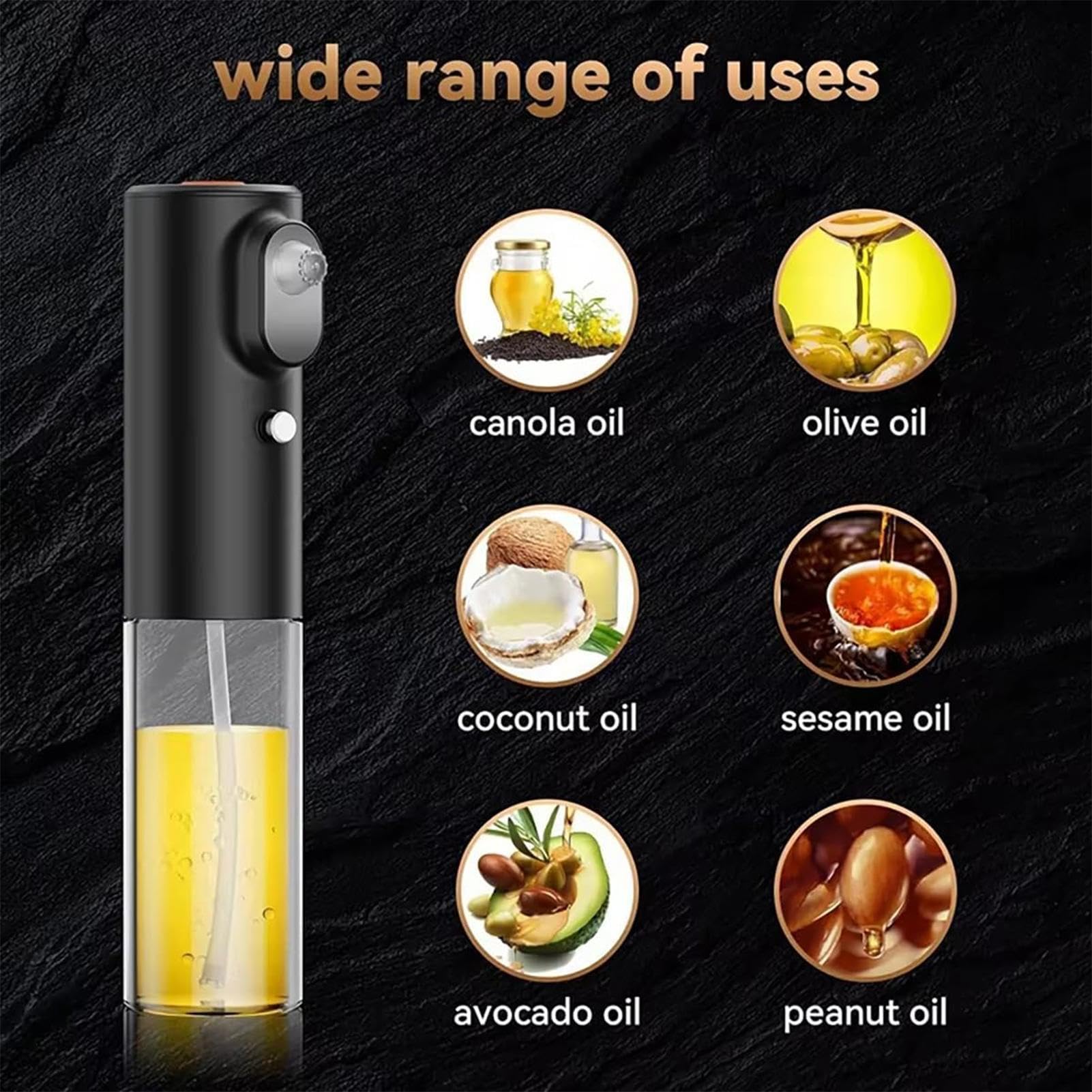 Snapklik.com : Electric Butter Sprayer - 200ml Butter Dispenser Bottle ...