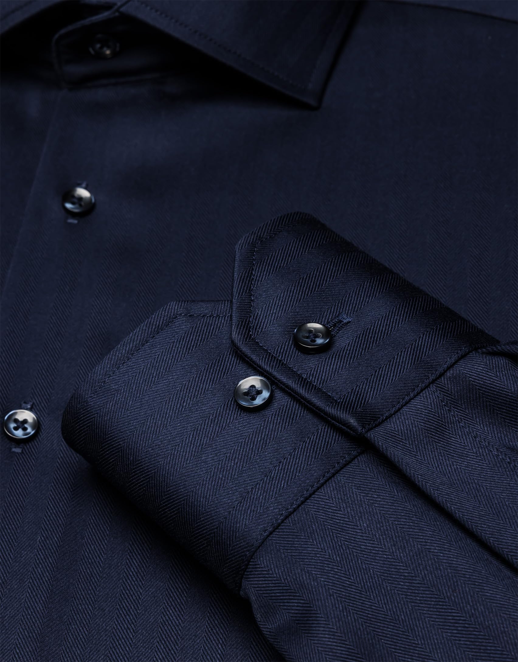 Vincenzo Boretti Camicia, Regular-Fit/Taglio Giusto, Twill - Non-Stiro