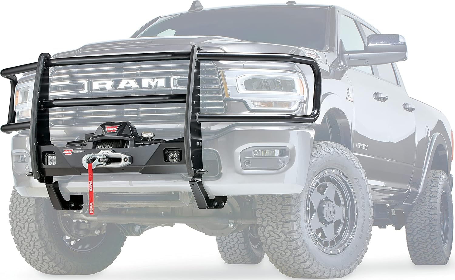 WARN 104821 Trans4mer Gen III Full Grille Guard, Fits: Dodge Ram HD (2019-2021)